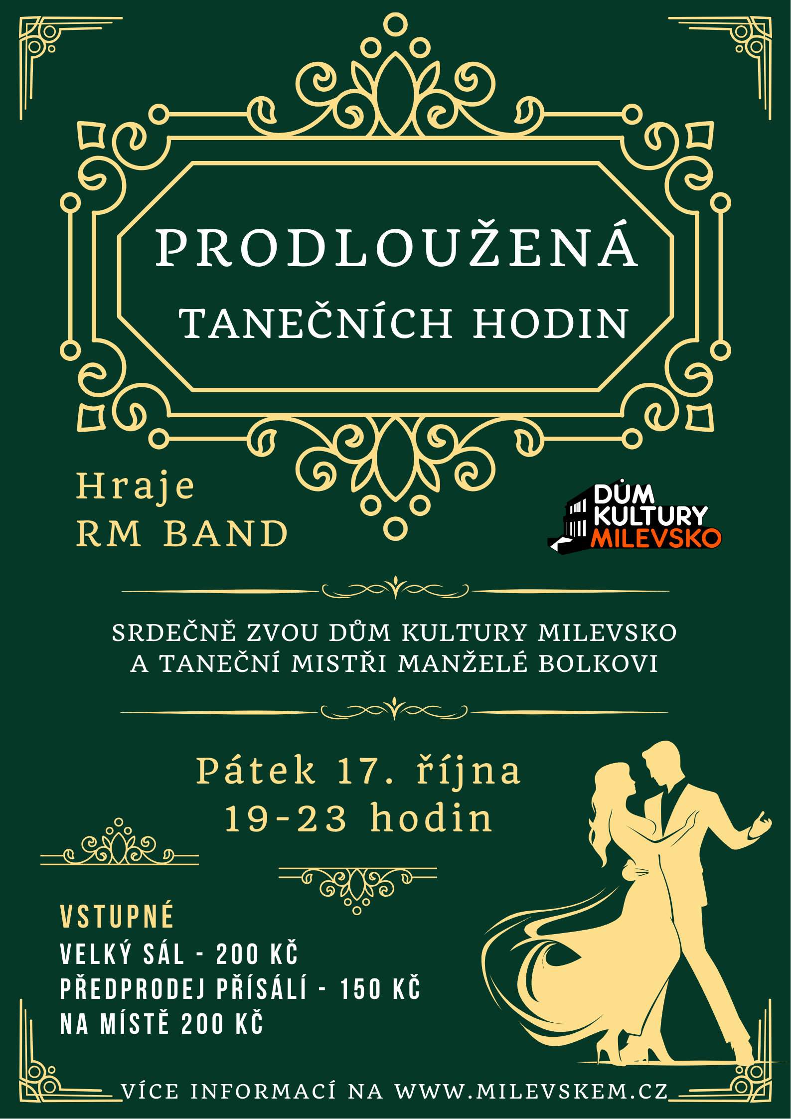 Plakát Taneční 2025 - Prodloužená - Přísálí