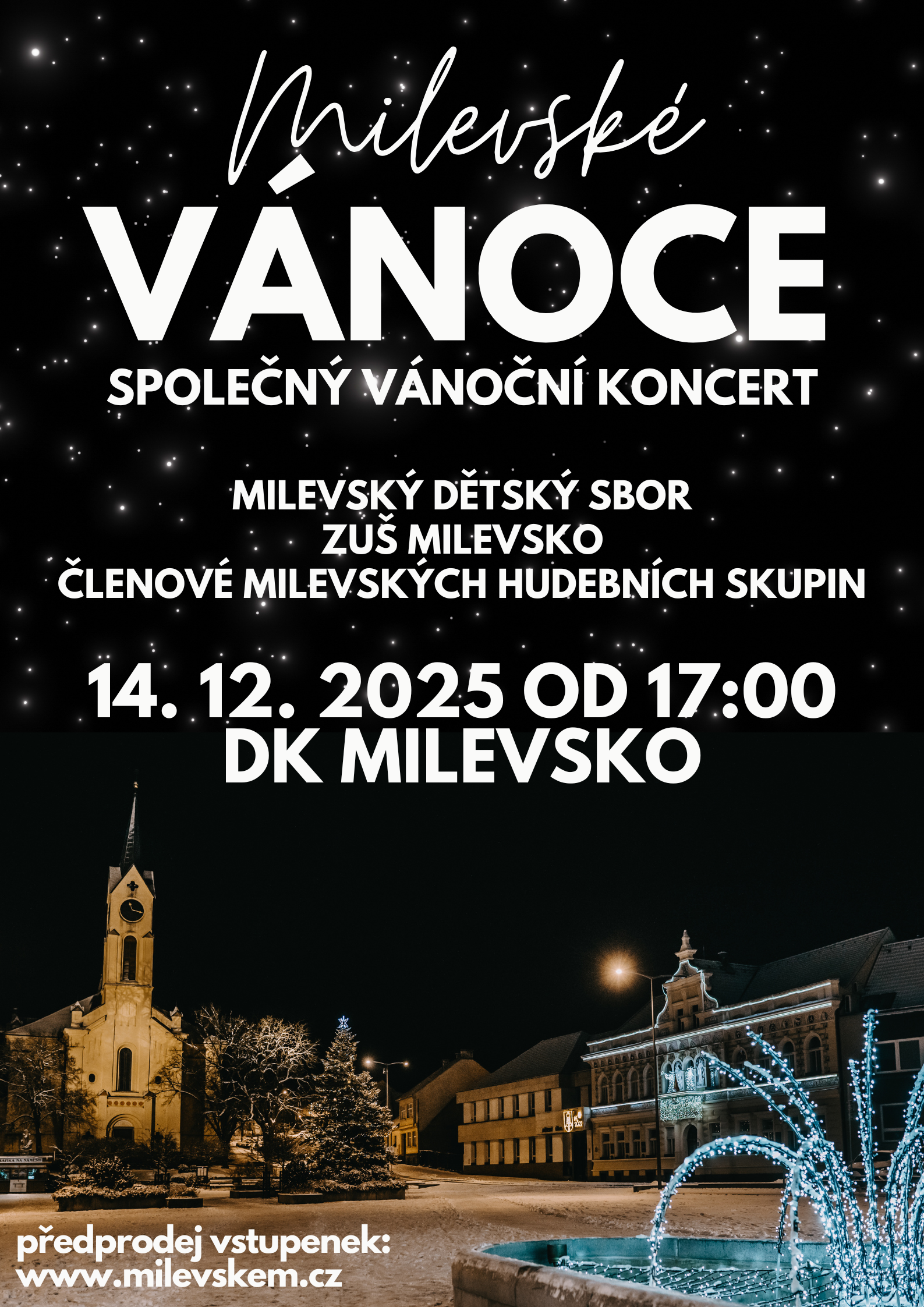 Plakát Milevské Vánoce