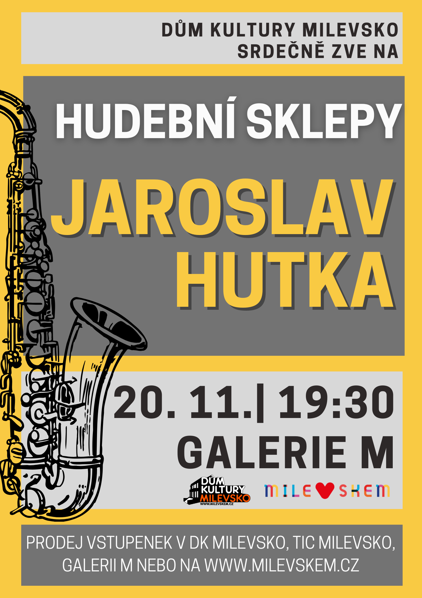 Plakát Hudební sklepy - Jaroslav Hutka