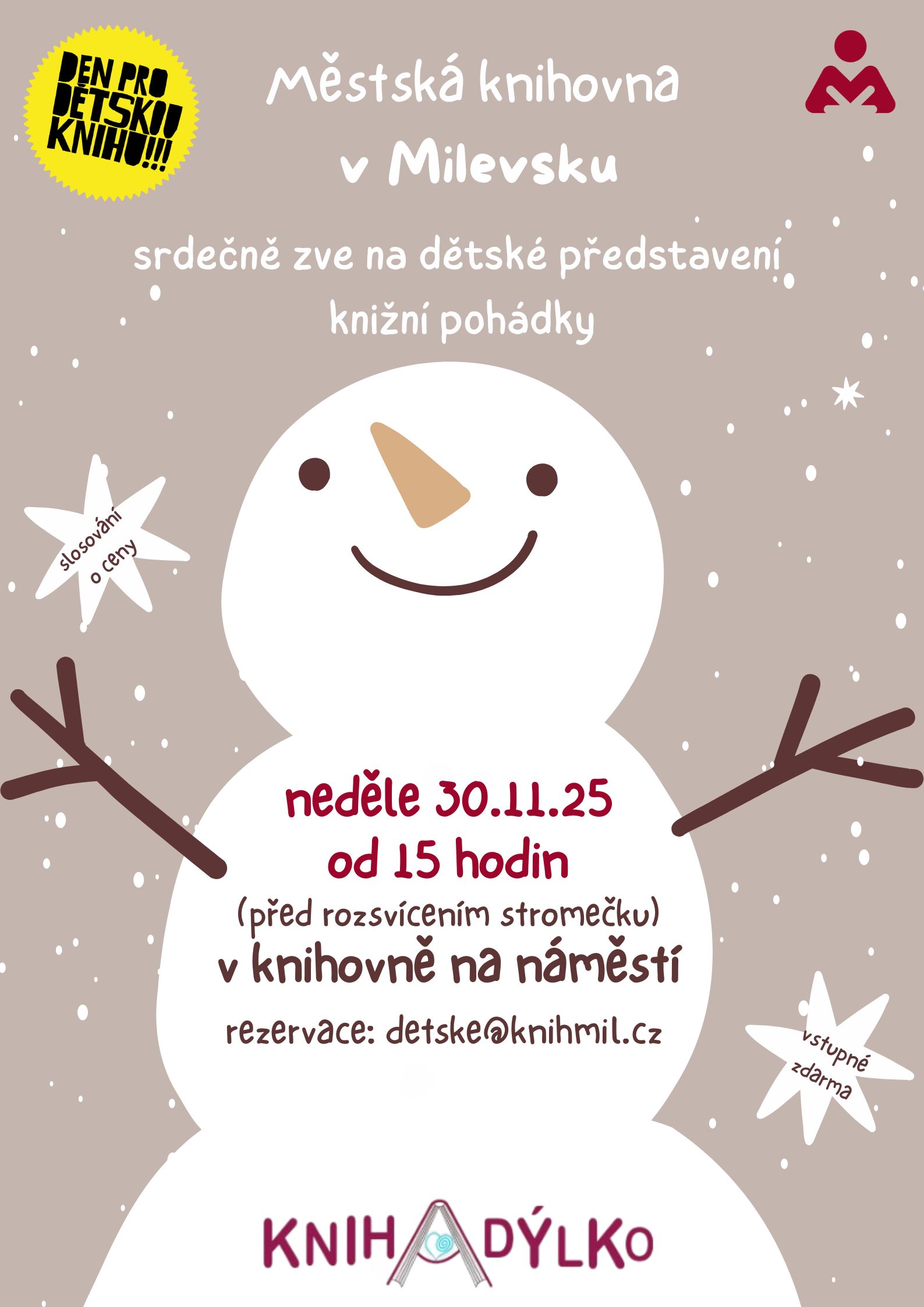 Plakát Den pro dětskou knihu