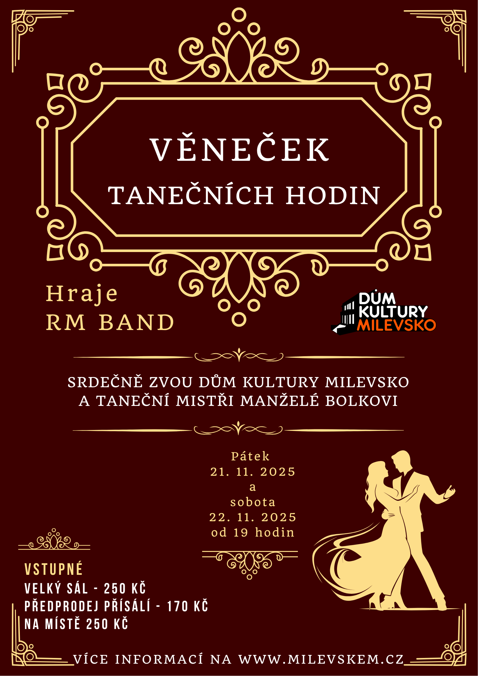 Plakát Věneček - Taneční 2025 