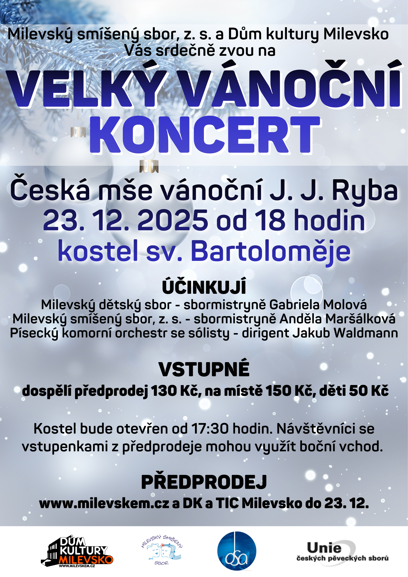 Plakát Velký vánoční koncert