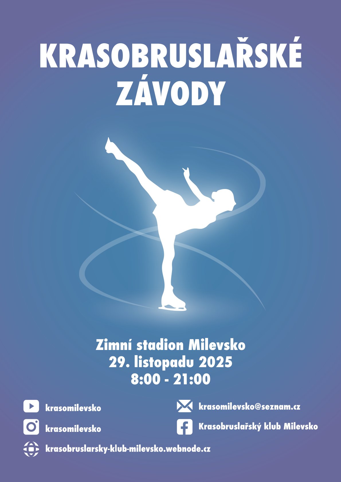 Plakát Krasobruslařské závody