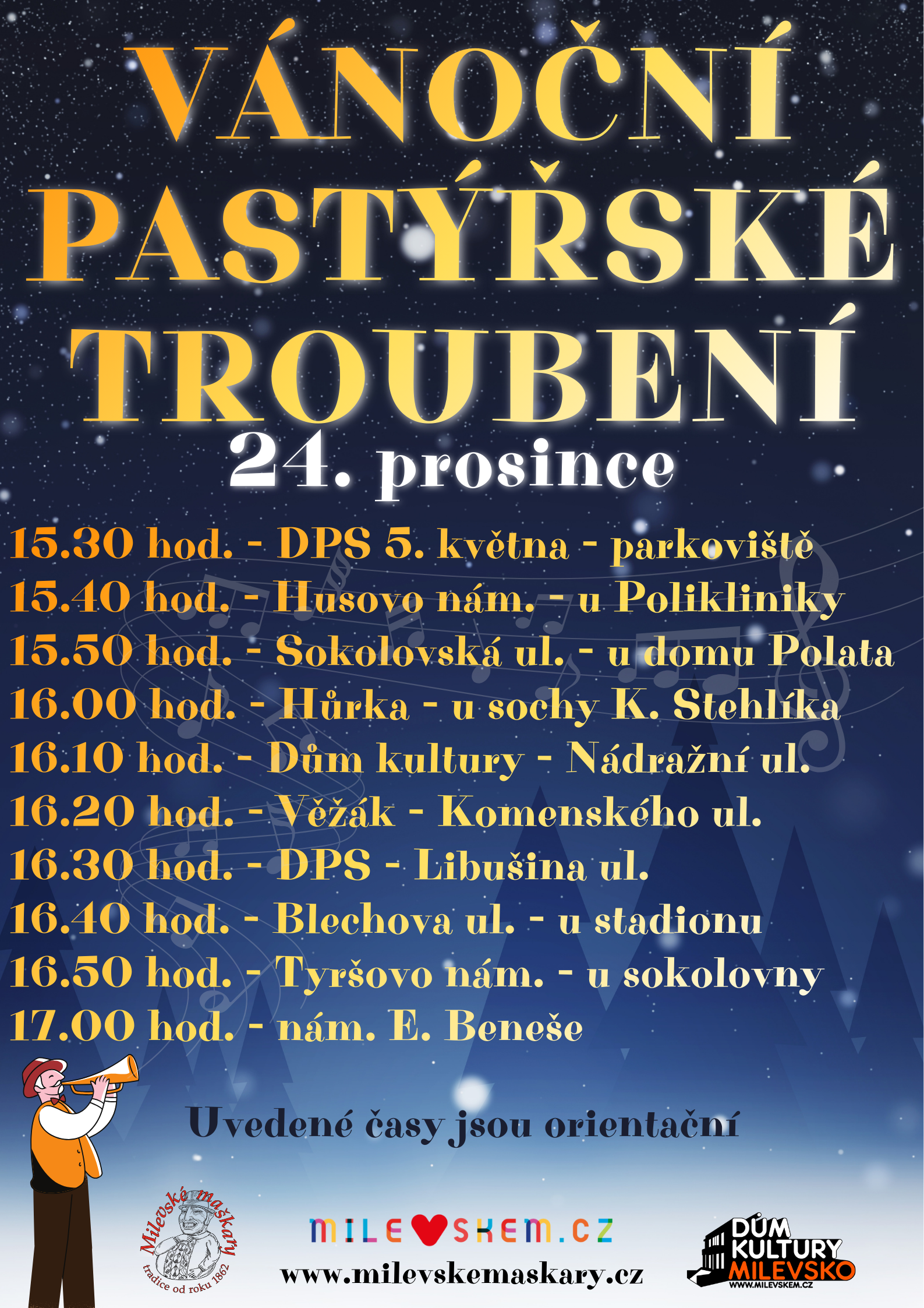 Plakát Vánoční pastýřské troubení