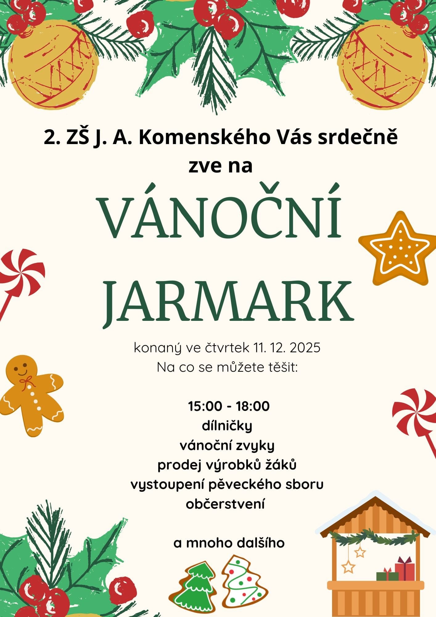 Plakát Vánoční jarmark