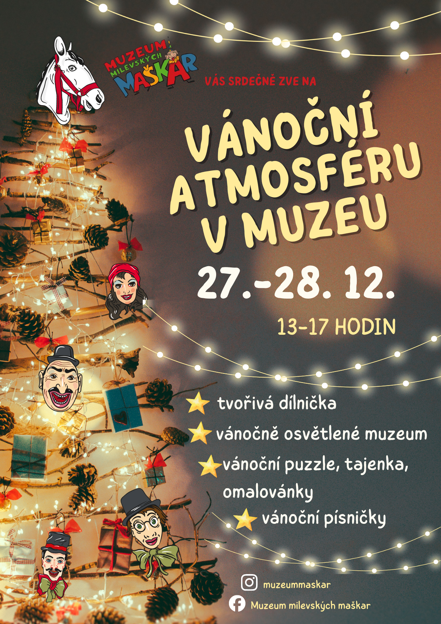 Plakát Vánoční atmosféra v muzeu