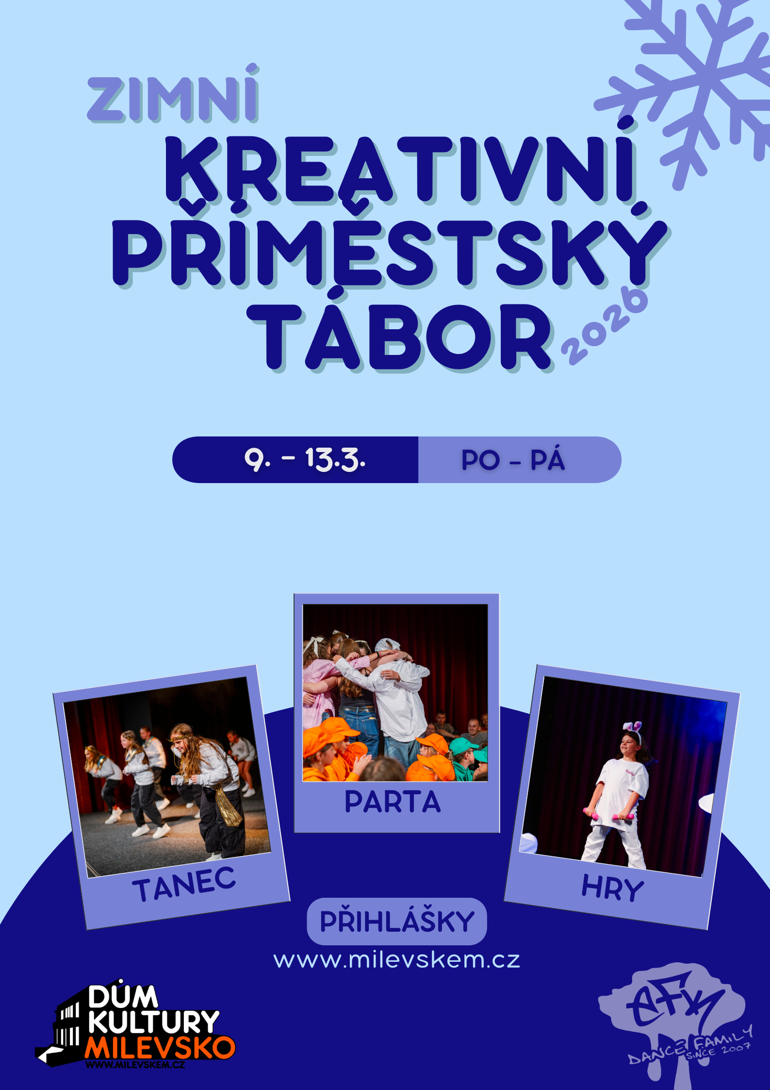 Plakát Kreativní příměstský tábor 2026 - Zimní turnus