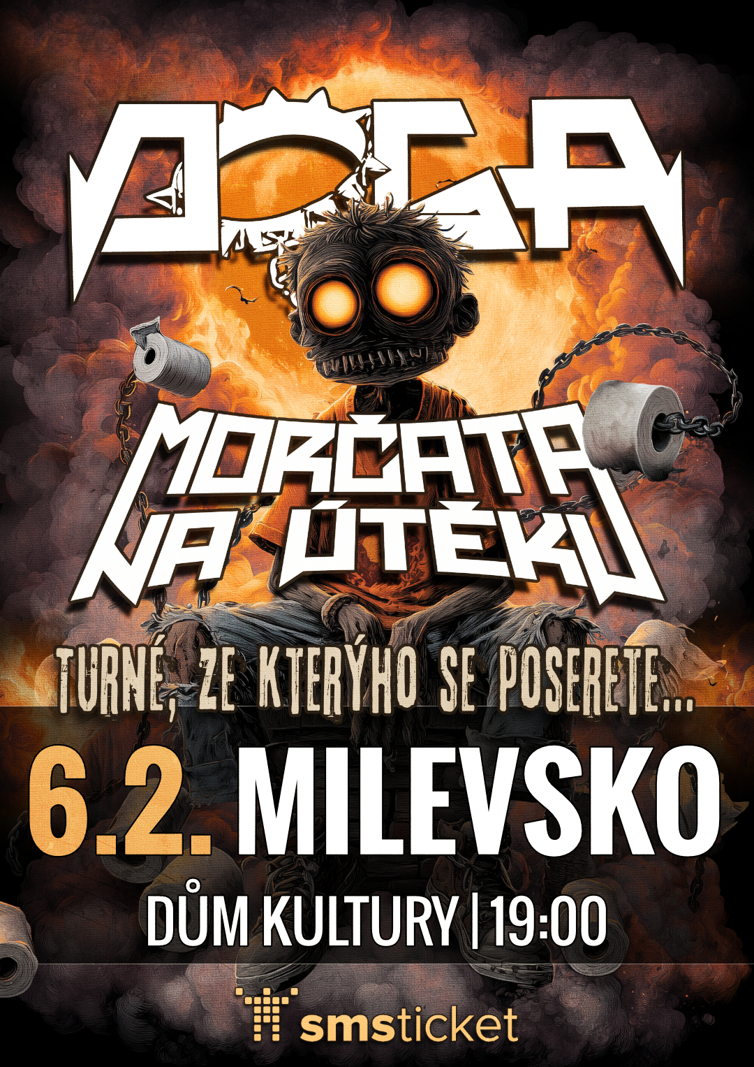 Plakát Doga a Morčata na útěku – turné 2026