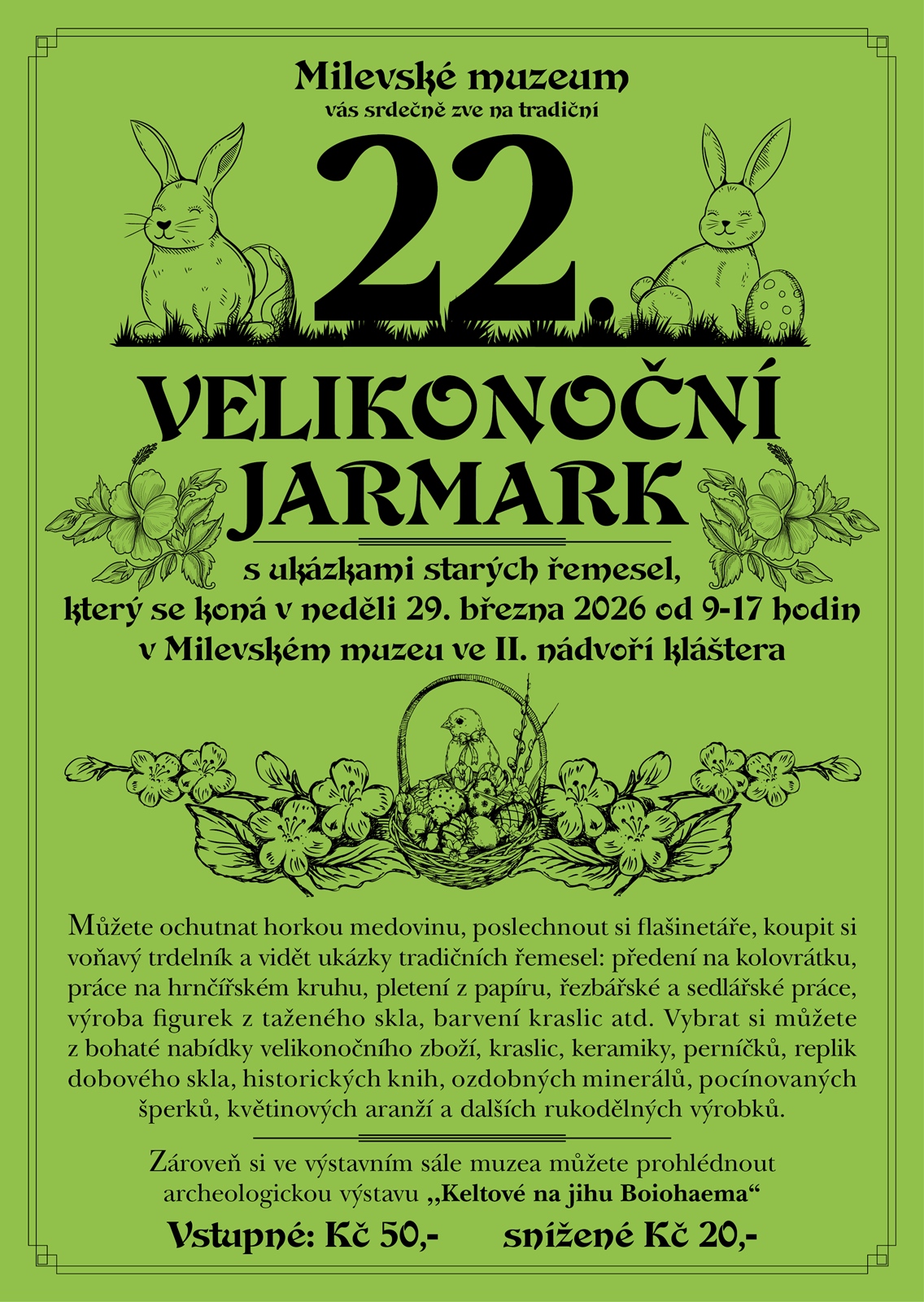 Plakát 22. velikonoční jarmark