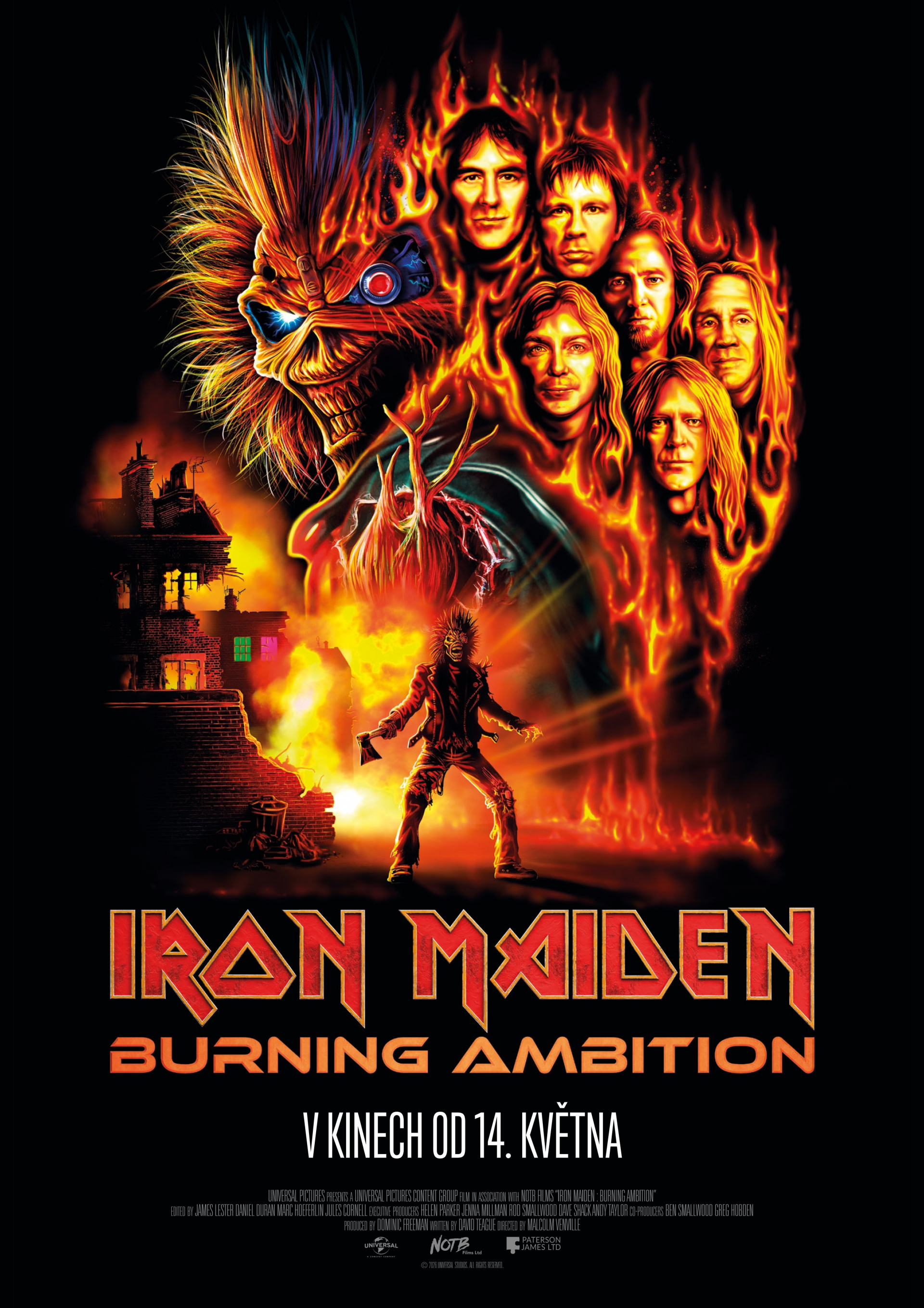 Plakát Iron Maiden: Burning Ambition
