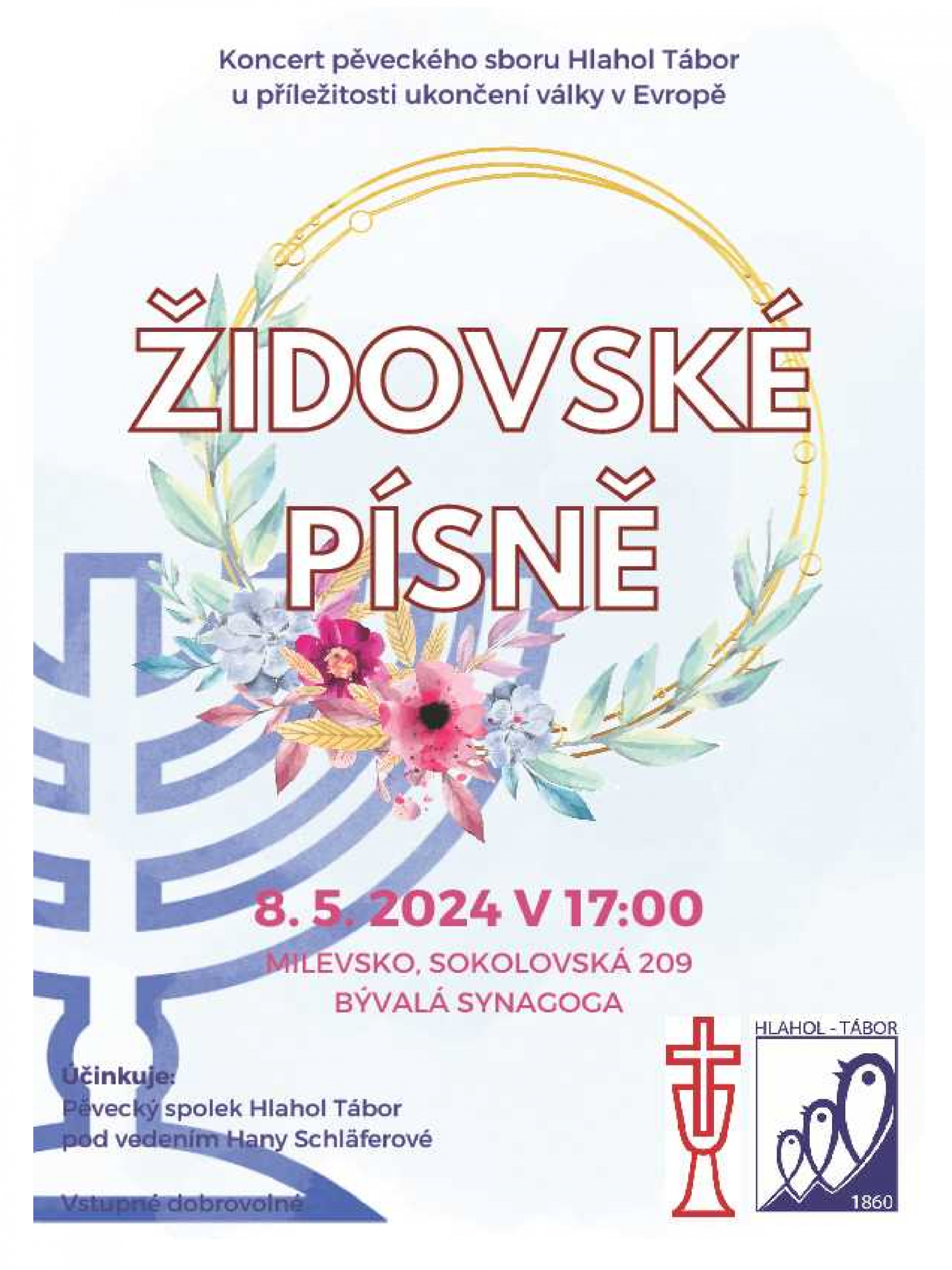 Plakát Židovské písně