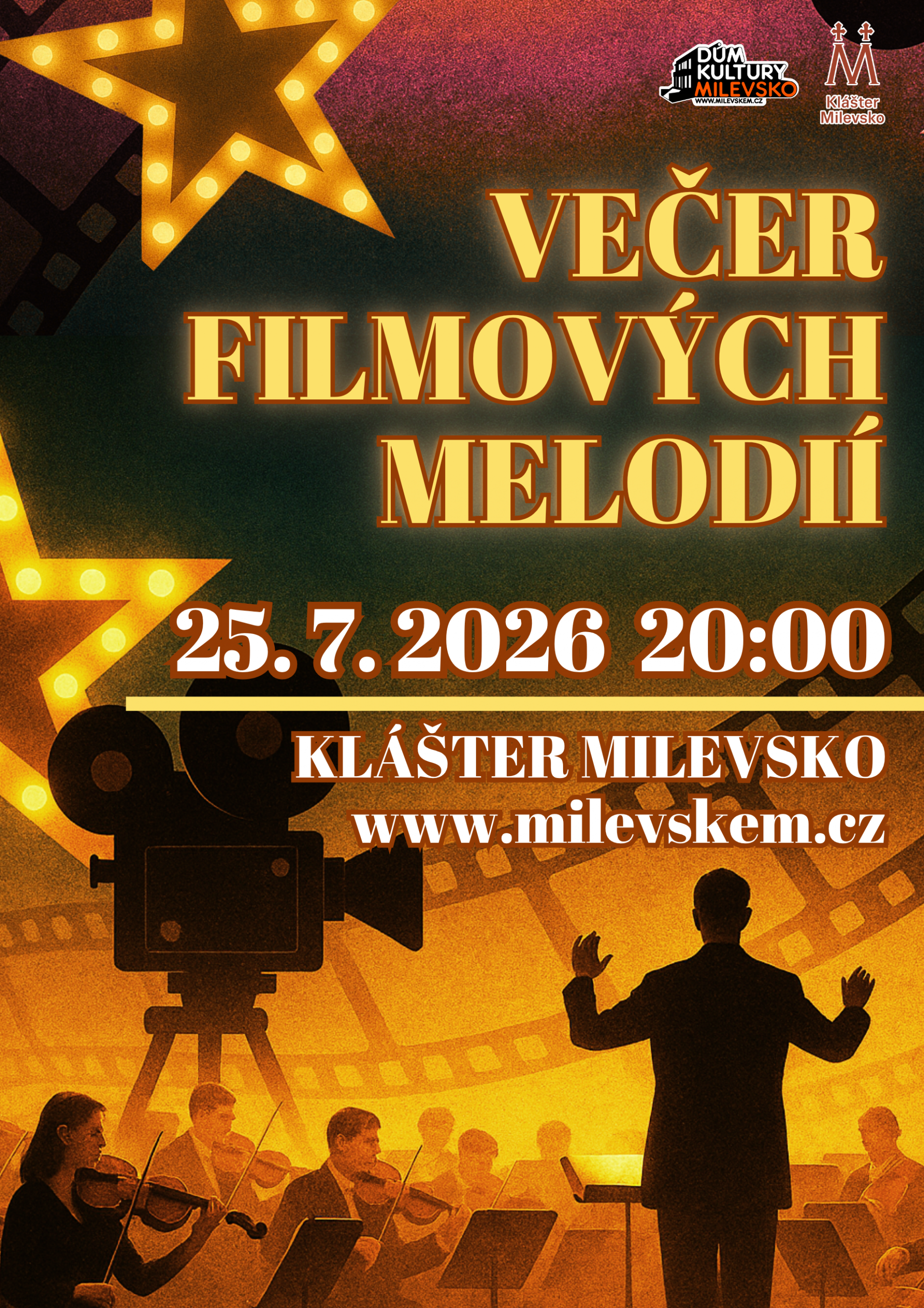 Plakát Večer filmových melodií