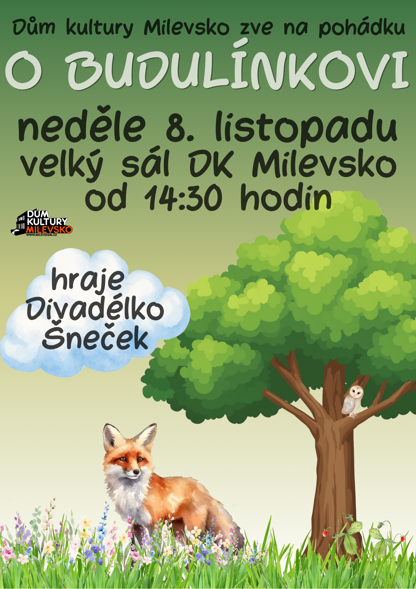 Plakát Pohádka - O Budulínkovi