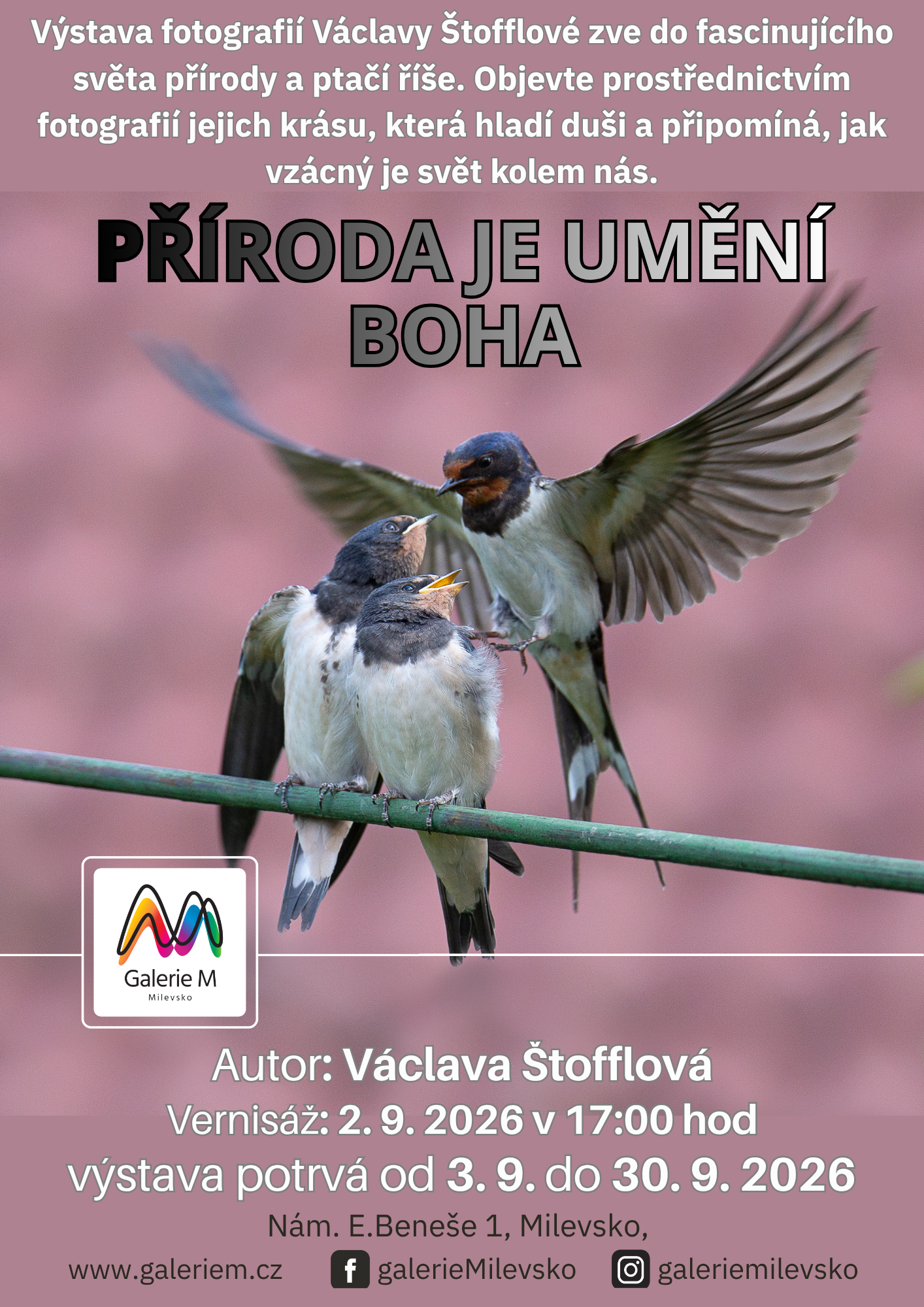 Plakát Příroda je umění Boha 