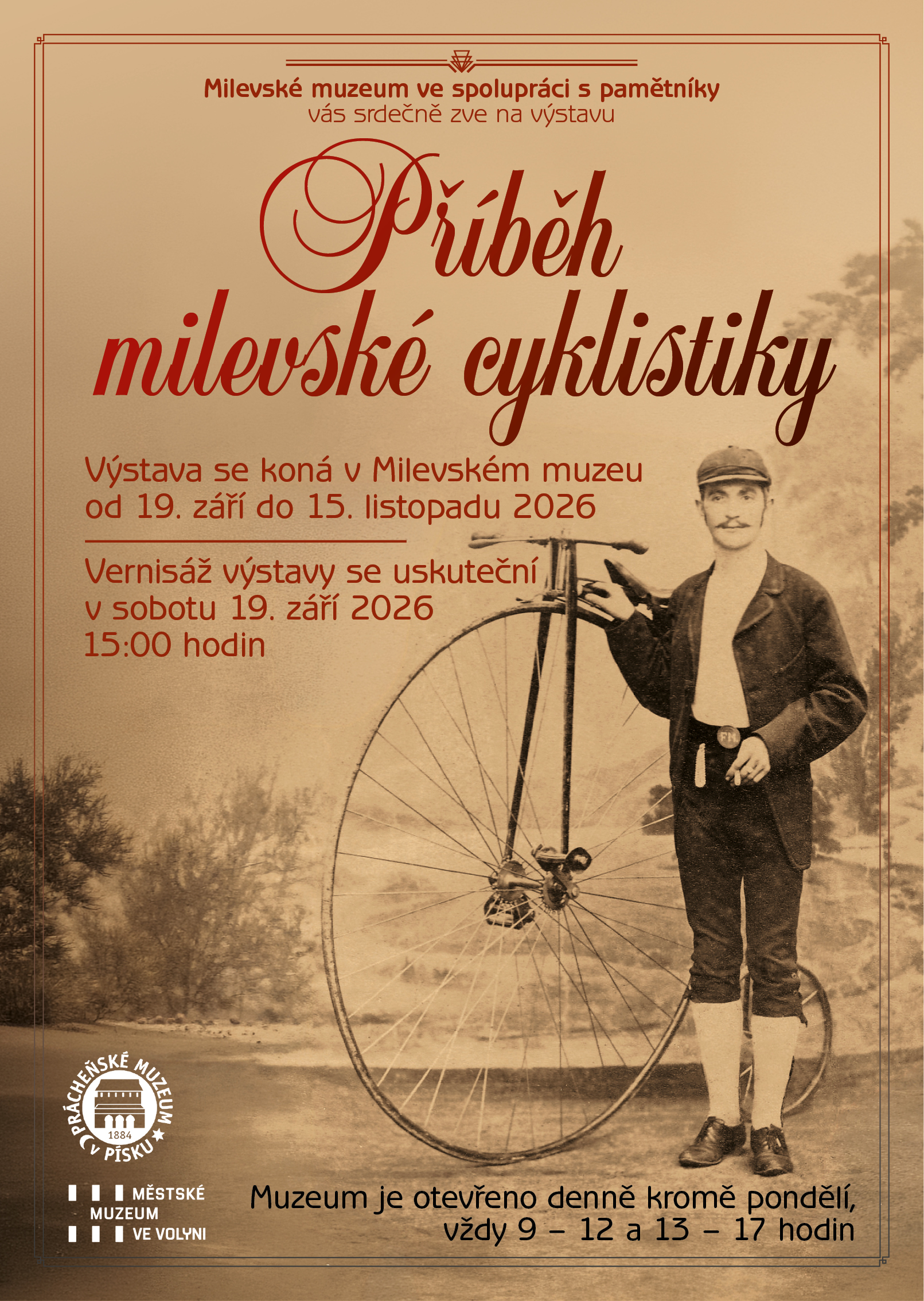 Plakát Příběh milevské cyklistiky