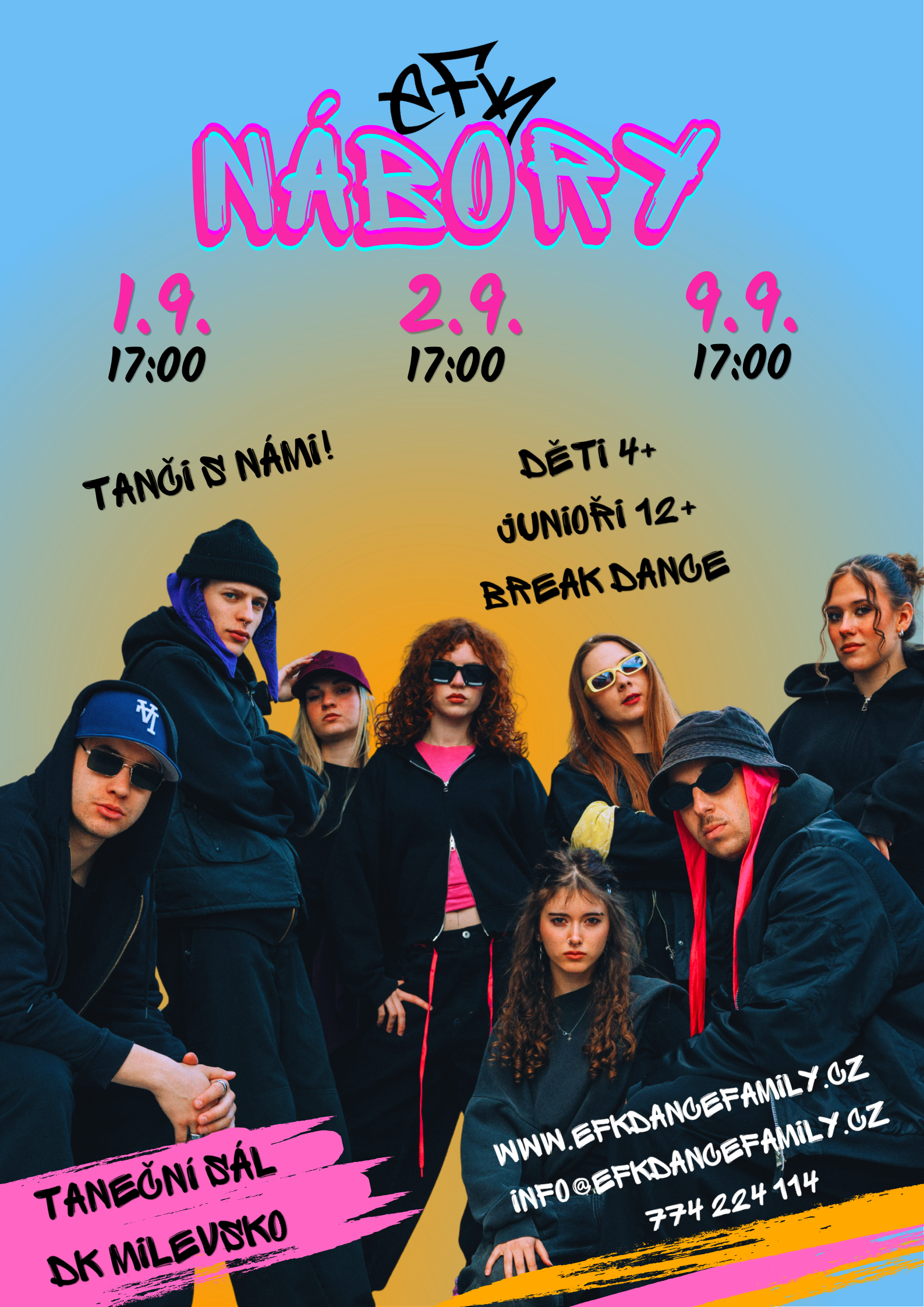 Plakát EFK Dance Family