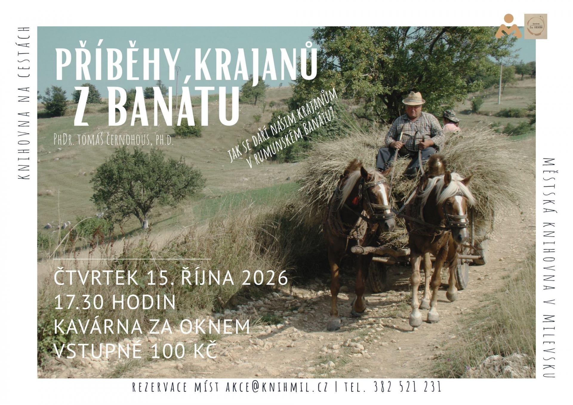 Plakát Knihovna na cestách: Příběhy krajanů z Banátu