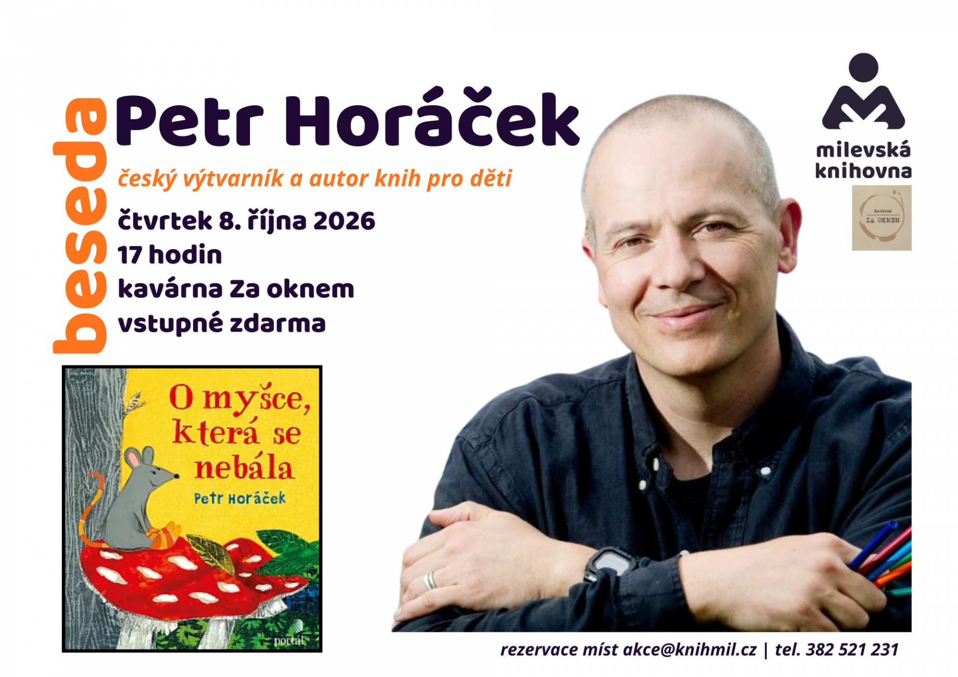 Plakát Beseda: Petr Horáček