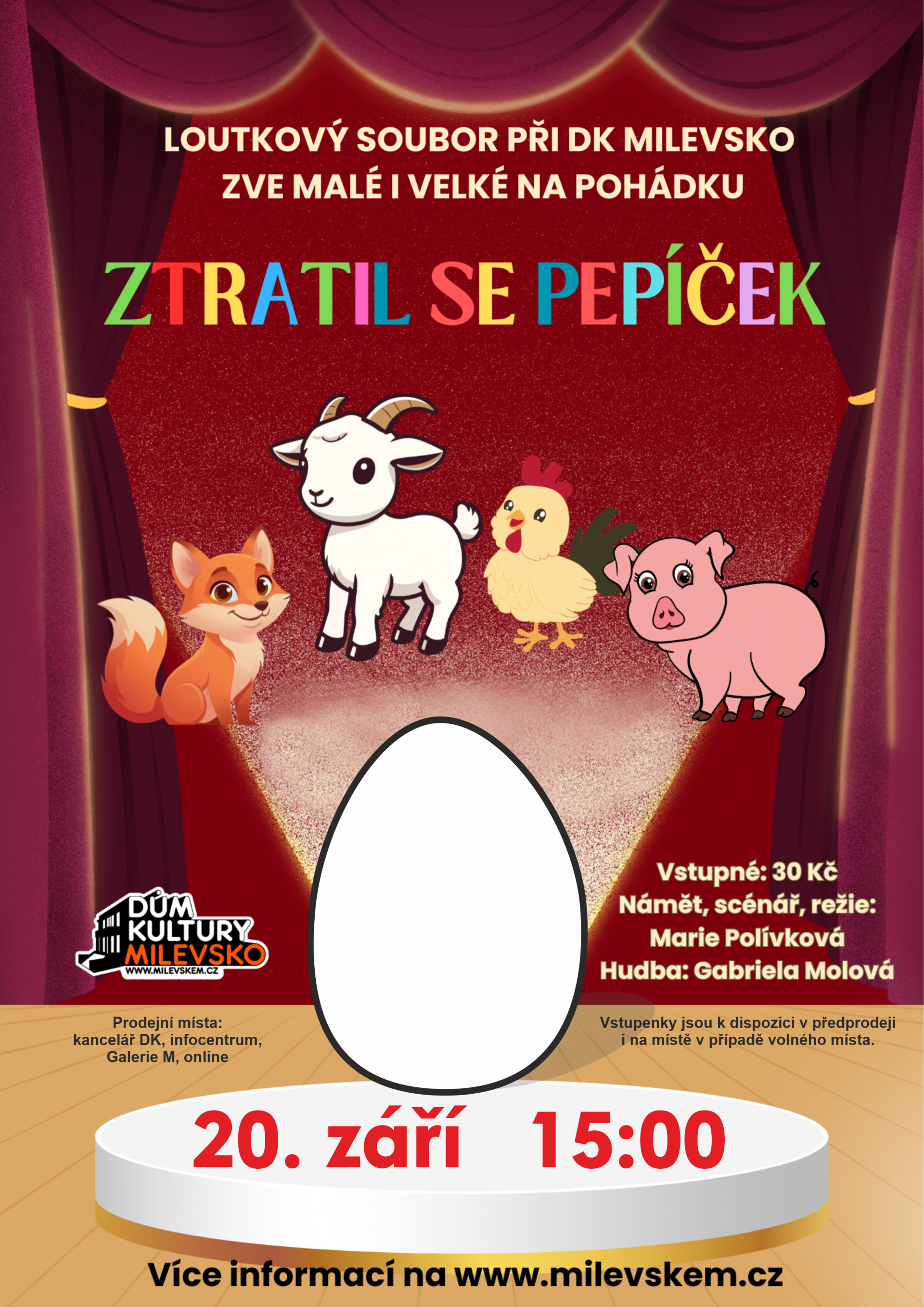 Plakát Loutková pohádka - Ztratil se Pepíček