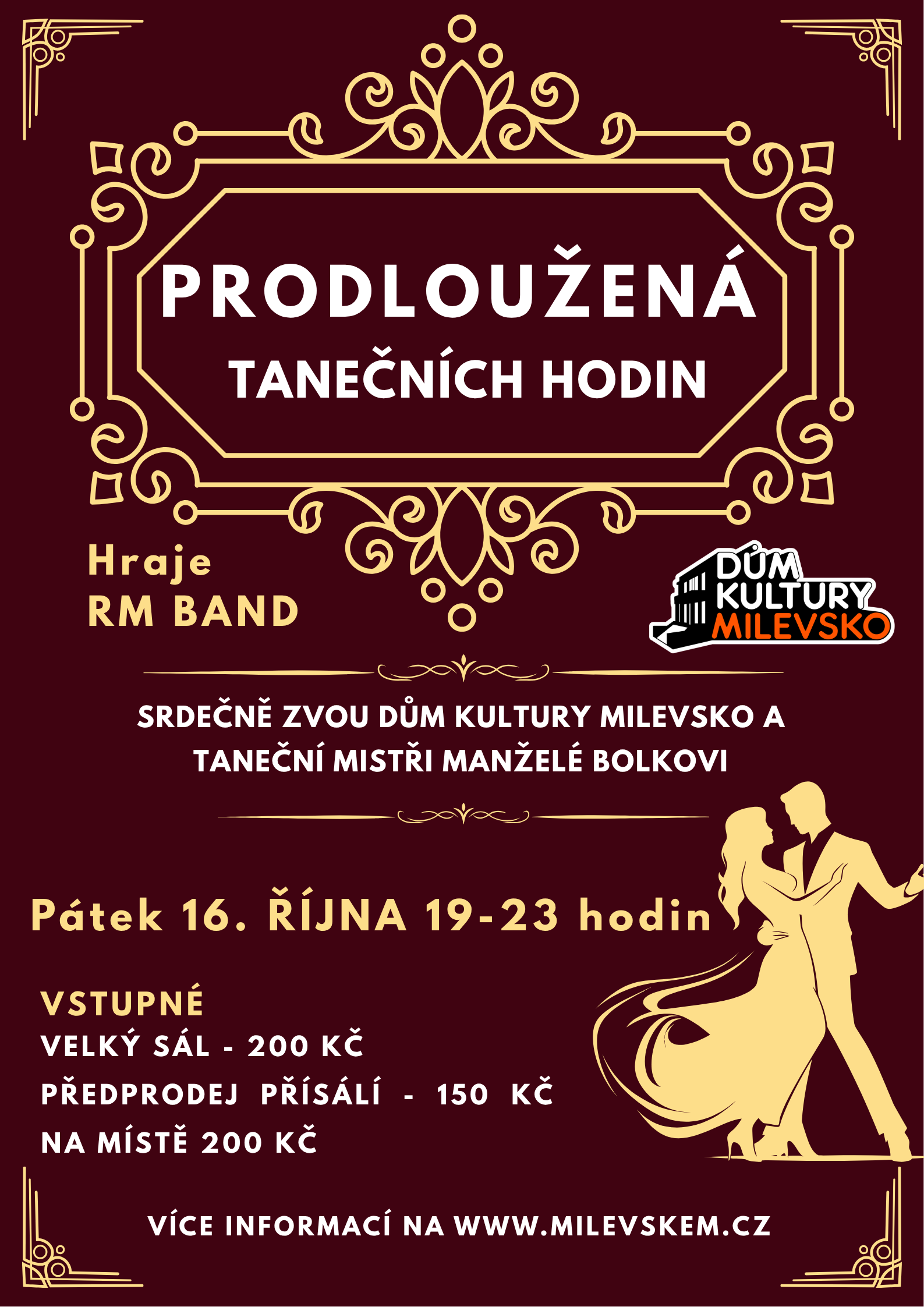 Plakát Taneční 2026 - Prodloužená - přísálí